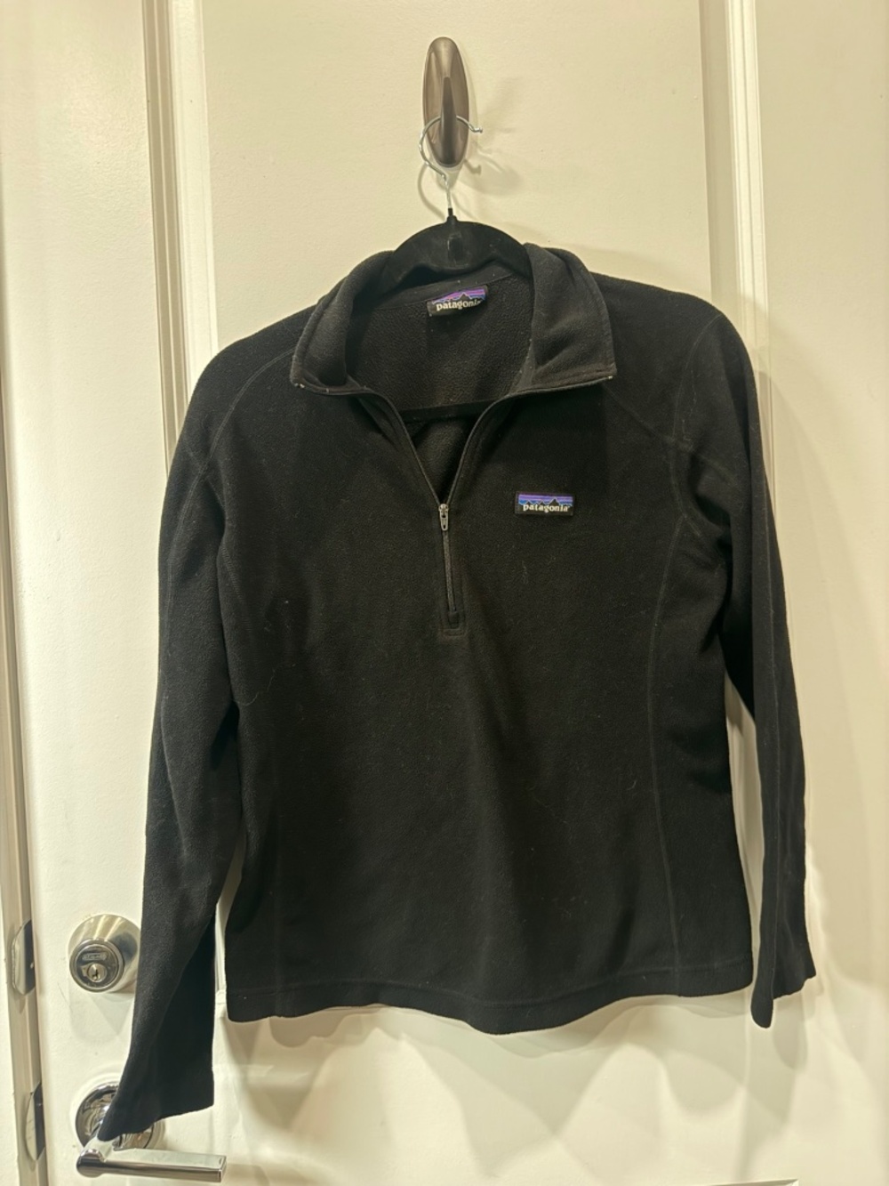Patagonia Black Fleece Quarter Zip Pullover XS